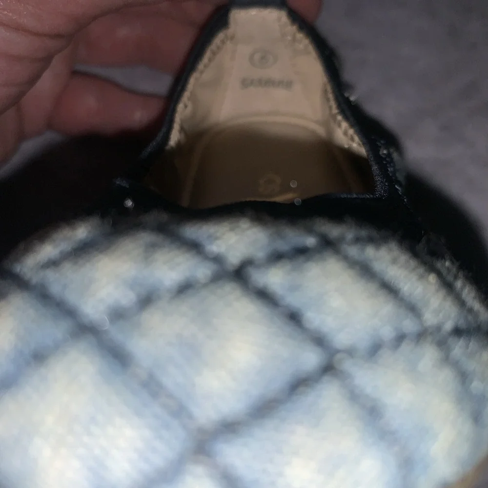 Yosi Samra Little Girl Shoes Size 6C Ballet Flats Denim Sammie Slip On Run Small